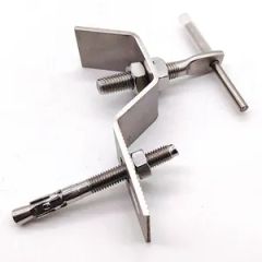 Stone Cladding Support System Fixing Marble Angle / Curtain Wall ...