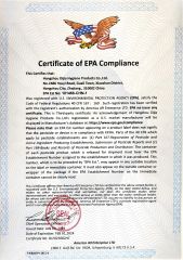 Certificates certificate from Hangzhou Special Clean Technology Co., Ltd.