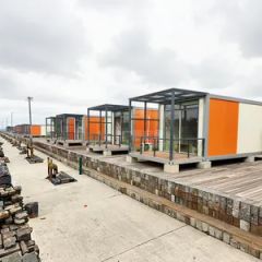 Colorful CE ISO Certified Steel Prefabricated Hotel Quick Assembly Flat Pack Container House Hotel - Orient Gs Housing International Engineering Co., Ltd.