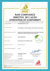 ROHS certificate certificate from Uts International Co., Ltd