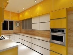 Modular Kitchen Service Material Wooden Warranty 1-5 Years Service Mode Offline Man Power 2-3 Person 3D Design Available - Image 6