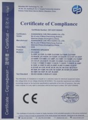 ce certificate from CVR PRO AUDIO CO.,LTD