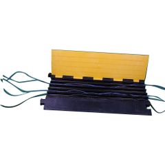 Rubber Cable Protector Ramp, Size: 1000 X 580 X 120 mm Weight 2.8 Kg Material Rubber Shape Rectangular Color Blue and - Goodluck Traders