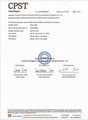 CPST certificate from Xuzhou Furun Packing Products Manufacturing Co., Ltd.