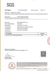 Our certificates certificate from Hilida (Shanghai) International Trading Co., Ltd.