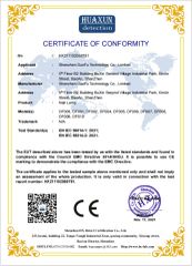 CE certificate from Shenzhen Duofu Technology Co., LTD