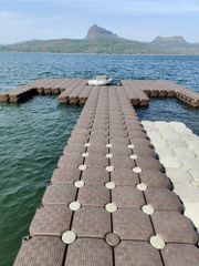 Hdpe Cubical Floats / Pontoons Color Any Weight 6 kg Material HM-HDPE Buoyancy 300 kg / Sq. Meter Size 476 mm x 476 mm x 400 - Image 1