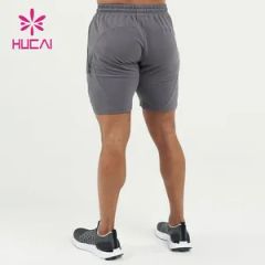 Mens High Quality Drawstring Invisible Zippers Skinny Shorts - Image 3