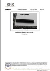 SGS ROHS certificate from Changzhou Longxiang Gas Spring Co., Ltd.