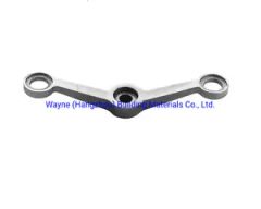 160mm Stainless Steel Glass Spider with 2 Arms 180° ; Glass Fitting Hardware, Point-Fixed Curtain Wall Hardware with High Quality and Best Price - Image 2