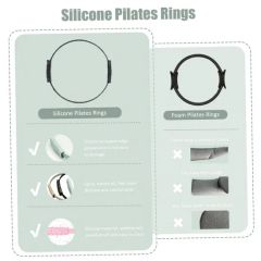 Custom Logo Gym Yoga Ball Pilates Ring Set Silicone EVA Ankle Weight Resistance Band Gym Fitness Pilates Accessories - Image 2