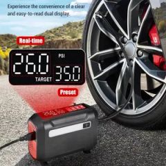 Cordless Tire Inflator with Digital Pressure with 3 Nozzle Adapters - Image 6
