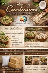 Premium Cardamom Origin Indonesia Foreign Matter Max. 1% Size Whole Pods, Uniform Moisture Content Max. 12% Minimum Order Quantity 500 Kg - Image 1