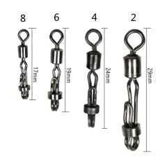 Top Quality Quick Sub-Clamp Two Way Side Line Rolling Fishing Swivels - Image 5
