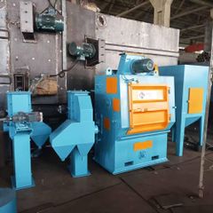 Tumble Belt Shot Blasting Machine to India / Q326 / 200kg / Crawler Type / Rubber Belt - Image 3