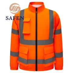 Long-Sleeve Reflective Jacket Air-Conditioner Reflective Vests Workwear Clothes/Uniform Fans Cooling Vest - Image 5