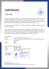 1 certificate of Yangzhou Ranbay Hotel Supplies Co., Ltd. – certificate photo, supplier certificates section