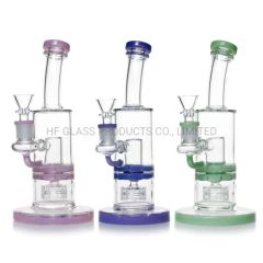 Factory Wholesale Phoenix 9 Inches Oil Burner Glass Hookah Bubbler Smoking Water Pipe Sweet Puff Pipe - HF GLASS PRODUCTS CO., LIMITED