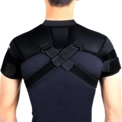 Customize Double Shoulder Support Brace Strap Wrap Neoprene Protector - Image 6