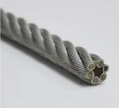 Galvanized Steel Wire Rope 6X12+7FC, Bright Wire Rope 8mm - Image 2