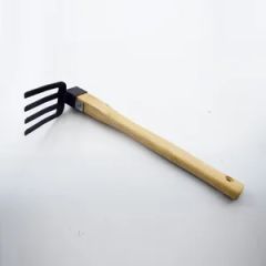 Mini Digging Tools 38cm Length Customizable Hoe Rake - Image 4