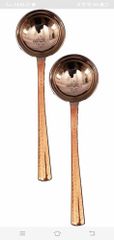 Copper Spoons, 5*5*2 Size 5*5*2 Color Brown Brand steel india Packaging Size 10 Usage/Application Home Appearance Good In - Image 1