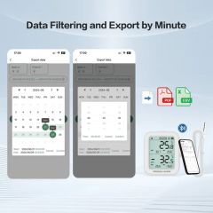 Bluetag Th30b/Th30r Real-Time Monitoring Data Logger Temperature Humidity Instruments Driven for Cold Chain Logistics Solutions - Image 2