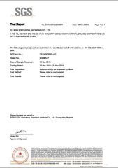Sn63Pb37 Composition SGS Analysis certificate from Foshan Xi Feng Tin Products Co., Ltd.