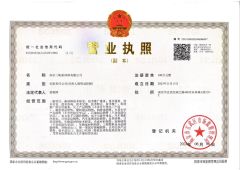 business license certificate of Nanjing Sanfan Chemical Co., Ltd. – certificate photo, supplier certificates section