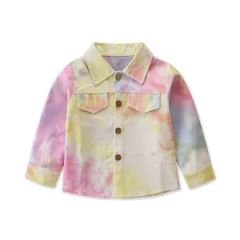 Comfort Design Childrens Tie Dyed Girls Casual Denim Jacket Jean Coat - Anhui Hualongteng Clothing Co., Ltd.