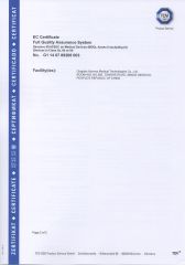 CE-4 certificate from ALL PRO CORPORATION