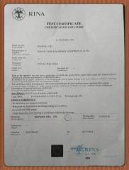 Rina certifiacte certificate from Shanghai Enjue Machinery Equipment Co., Ltd.