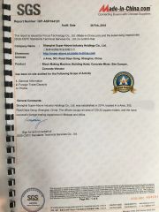SGS certificate of Shanghai Super-above Industry Holdings Co., Ltd. – certificate photo, supplier certificates section