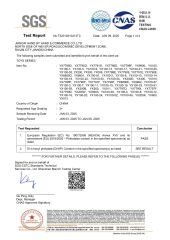 8P certificate from Jiangxi Hand by Hand E-commerce Co., Ltd