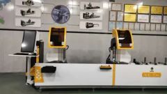 Automatic CNC Window Door Making UPVC Window Machine Double Head Cutting Saw Machine - Image 5