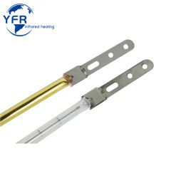 Quartz Glass Infrared Heater Lamp Tube Quartz Infrared Heating Element - Image 2