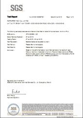 Test Report of Aluminum PLA 3d filament certificate from Guangzhou Yousu3D Technology Co., Ltd.