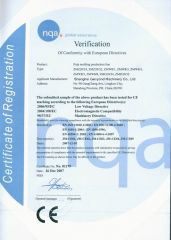 CE certificate from Shanghai Jou Yu Industrial Co., Ltd.