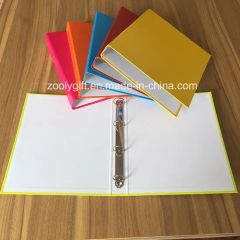 Assorted Color A4 4 Ring Binder Paper File Folders Size A4 Origin Cn Lock With Lock Color Assorted Usage File Box Trademark - Image 1