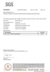 FDA TEST certificate from Anhui Bochen Eco Co.