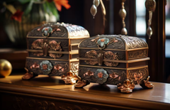 Wooden Jewellery Box - Image 1