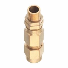 Brass 19 mm Double Compression Cable Gland, IP44 Material Brass IP Rating IP44 Ip Rating Ip44 Gland Size 19 Mm, 19 mm Country of Origin Made in - Image 1