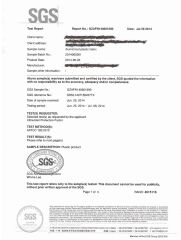 SGS certificate from Yello Technology Co., Ltd.