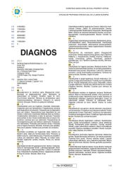 Certificate certificate from Nantong Diagnos Biotechnology Co., Ltd.