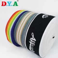 Customize Color Polyester Stripe Knitted Webbing for Garment Accessories - Image 6