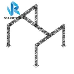 Outdoor Billboard Structure Backdrop Truss Shoe Rack Truss OEM Yes Shape Square Color Silver Length 0.5-4m HS Code 76109000 - Guangzhou Sgaier Truss Co., Ltd