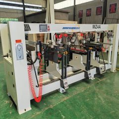 Professional Four-Row Wood Drill for Precision Board Punching Four-Row Drill Capable of Reversing Drill Row Multi-Row Boring Press 4-Row Drilling Machine - Image 2