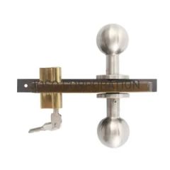 Stainless Steel Best Safe Interior Door Lock with Spherical Handle Fire Proof - Image 3