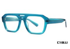Blue Light Blocker Glasses Men Women Square Thick Frame Computer Glasses - Image 5