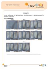 ELECTRIC ARC EXPOSURE TEST: certificate from Shanghai July Textile Co.,Ltd
